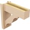 Ekena Millwork 5 1/2-in W x 14-in D x 14-in H Funston Block Rough Cedar Woodgrain TimberThane Outlooker, Primed Tan OUTUR055X14X14FST44RCPR - alternate 5